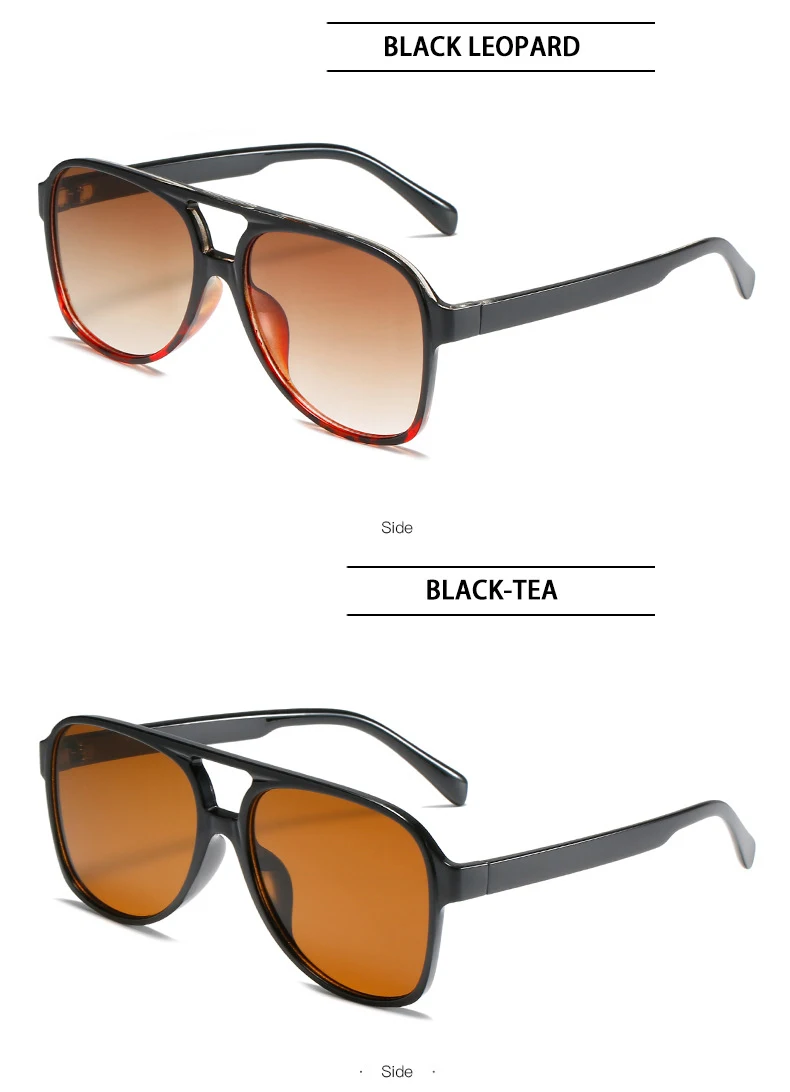 Classic Pilot Sunglasses Men Women Male Pilots Sunglasses Double Bridge