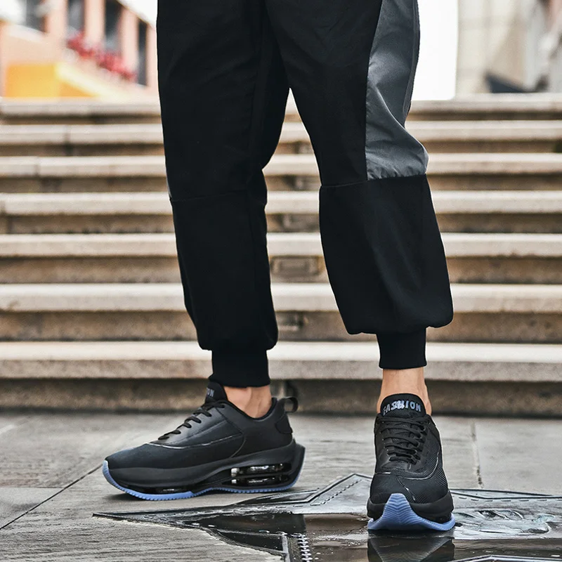 men-high-quality-fitness-walking-style-sneakers-for-man-black-casual