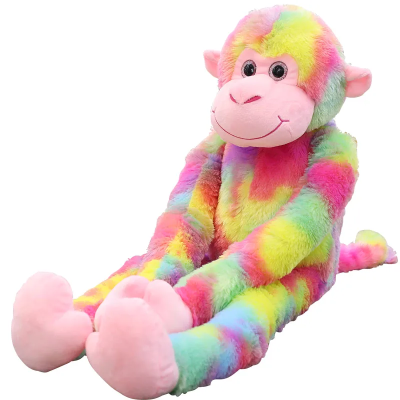 Cute Rainbow Plush Toys - Long Arm Monkey Stuffed Animals for All