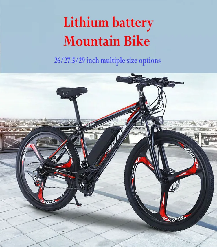 Aluminum Frame 1000w 48v 20ah Electric Bicycle,26