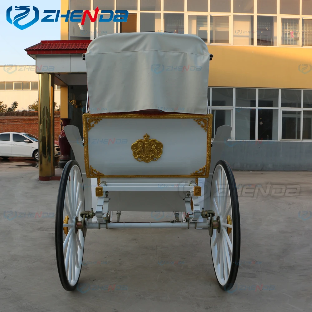 Cheap Price Electric Sightseeing Horse Carriage  / Romantic wedding carriage for Sale