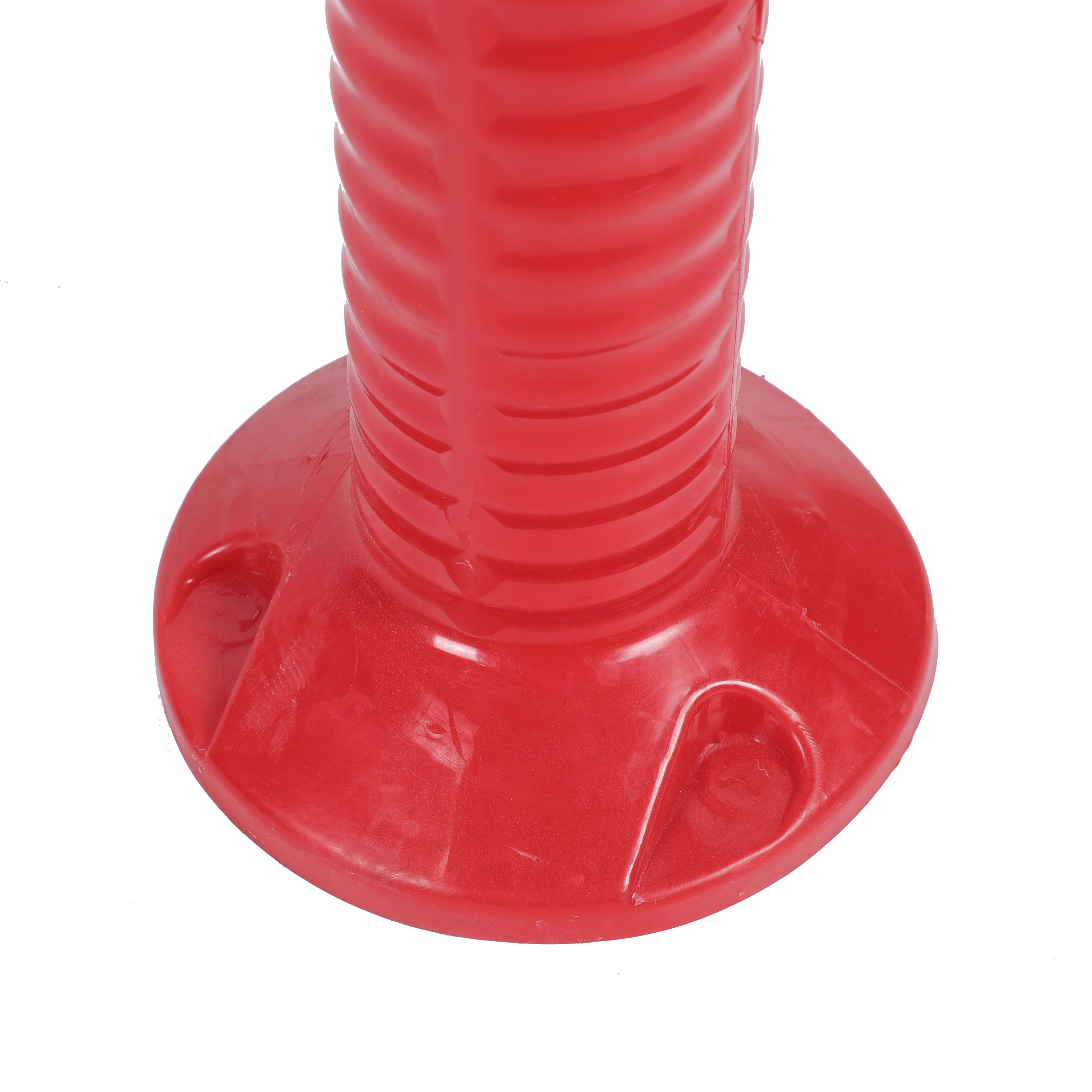 Soft Reboundable PU Traffic Delineator Post Flexible Road Warning Bollard