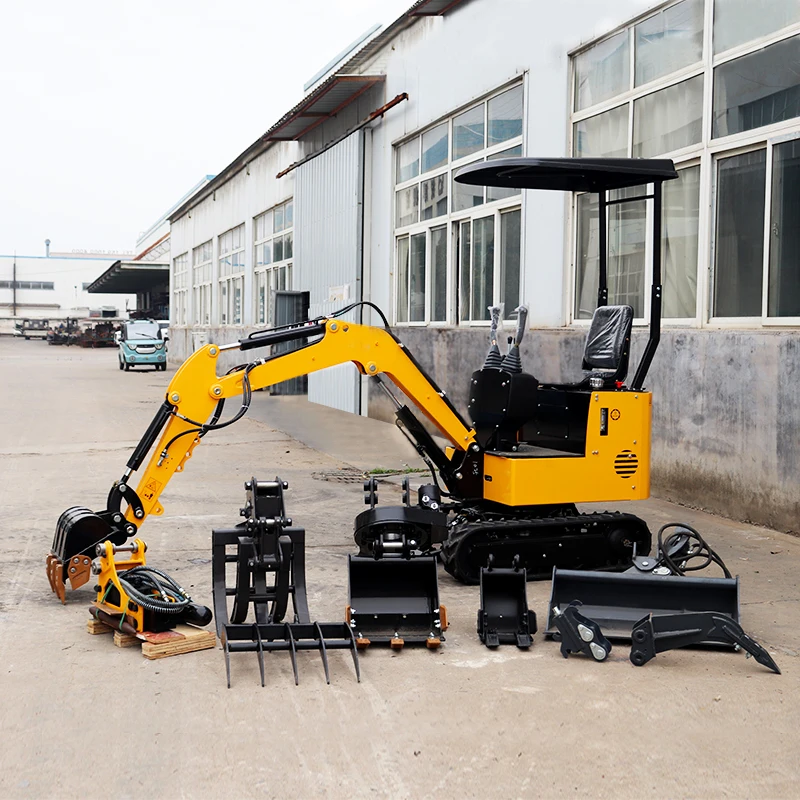 CE EPA Mini Excavator 1.2 Ton Excavator Mini Mas Malaking Bagger Crawler Mini Excavator 1 Ton