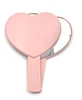 miroir de maquillage-cœur rose