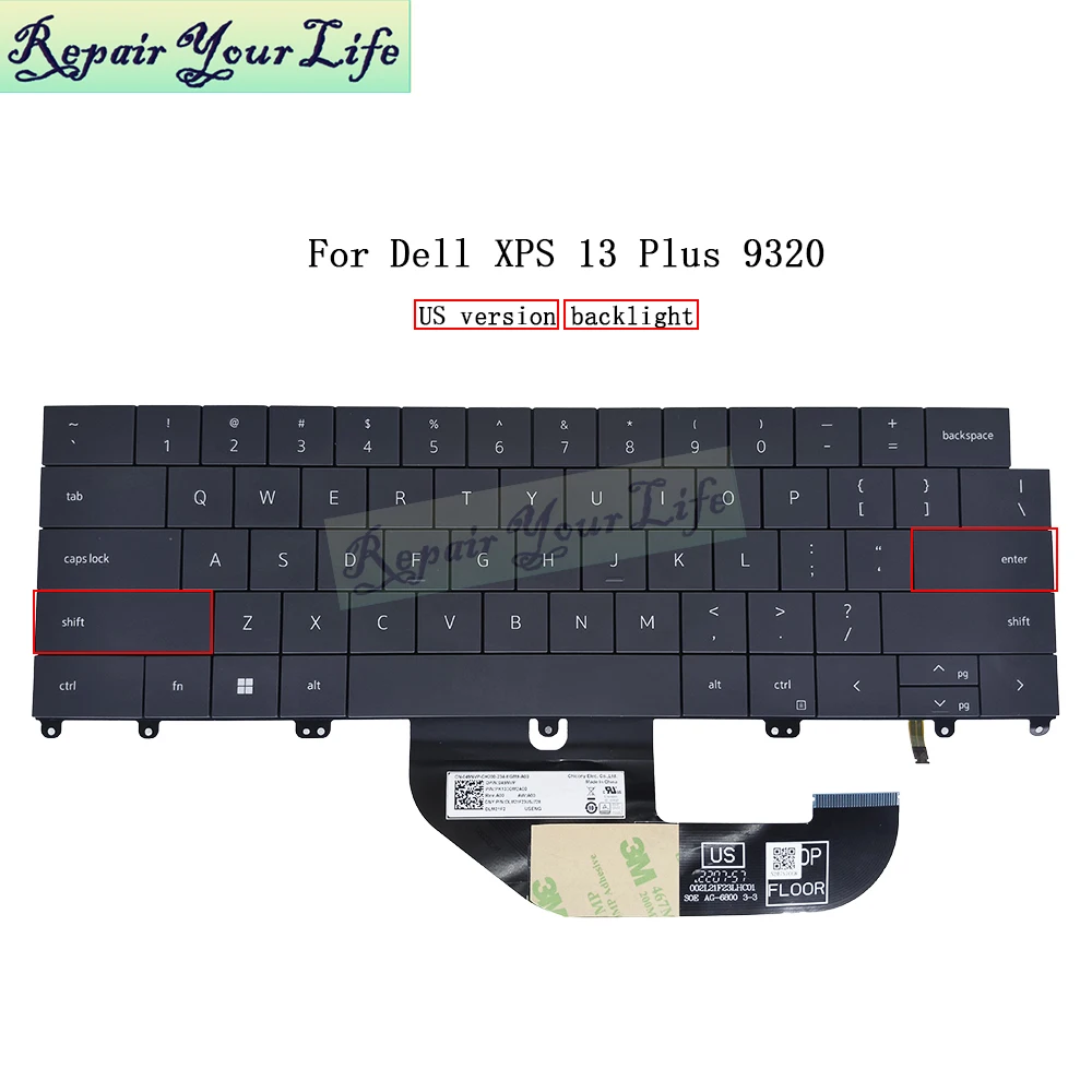 US-English-Layout-Backlight-