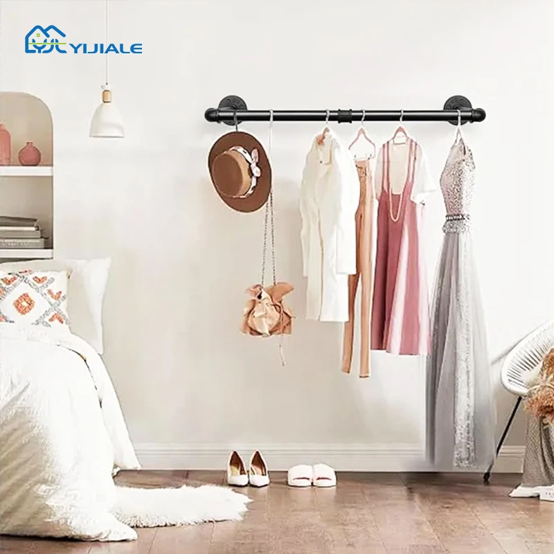 YIJIALE Portable Clothing Rack Boutique Clothes Rack Clothes Display Rack for Shop