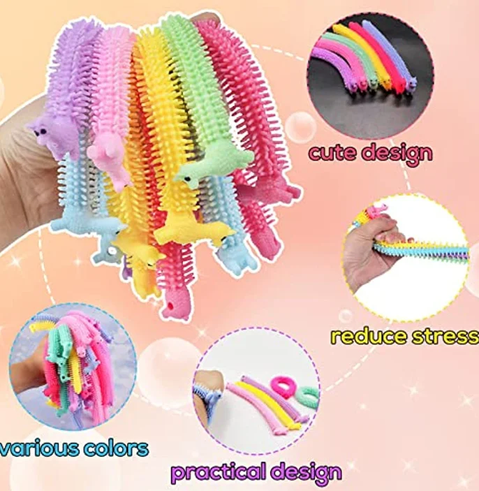 Unicorn Noodle Sensory Strings Fidget Sensory Stretch Strings Stress ...