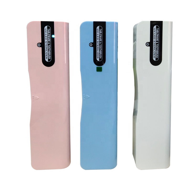 Портативная вилка и ложка UVC со светодиодной подсветкой для личной гигиены, набор палочек для еды, столовые приборы, зубная щетка, очиститель, общественная посуда, УФ стерилизатор