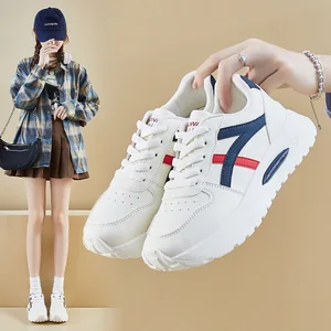 2026 Spring New Women's Trendy Korean Forrest Gump Shoes Thick Sole Height Increase Soft for Student Running Street Shooting