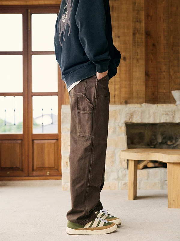 Double Knee Carpenter Pants Durable Versatile Workwear
