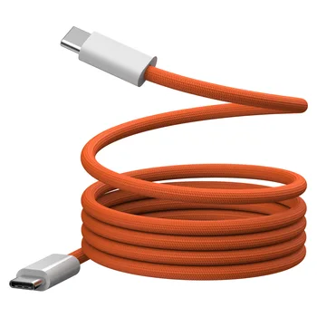 High quality Magnetic absorption portable car Typc data for Apple 15 Huawei mobile phone PD60W fast charge braided wire