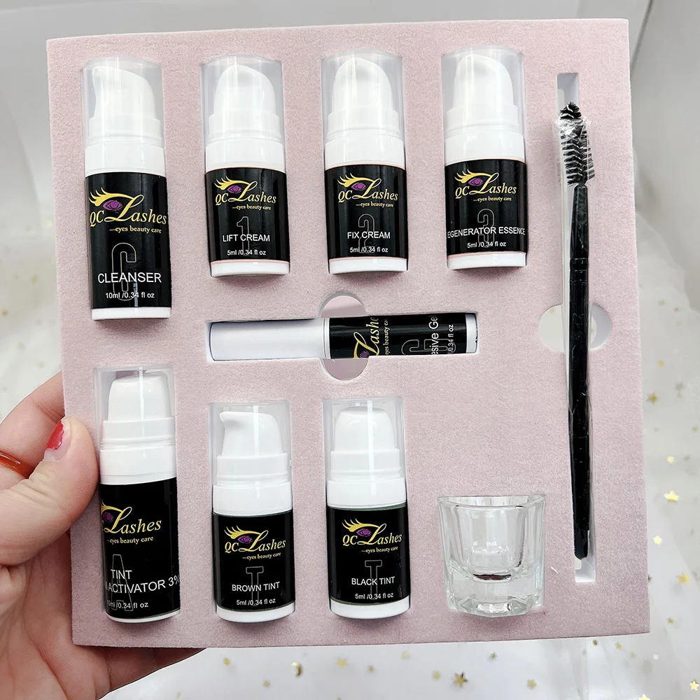 Custom Lash & Brow Lift Tint 4 In 1 Lash Lift Perm Kit No Skin