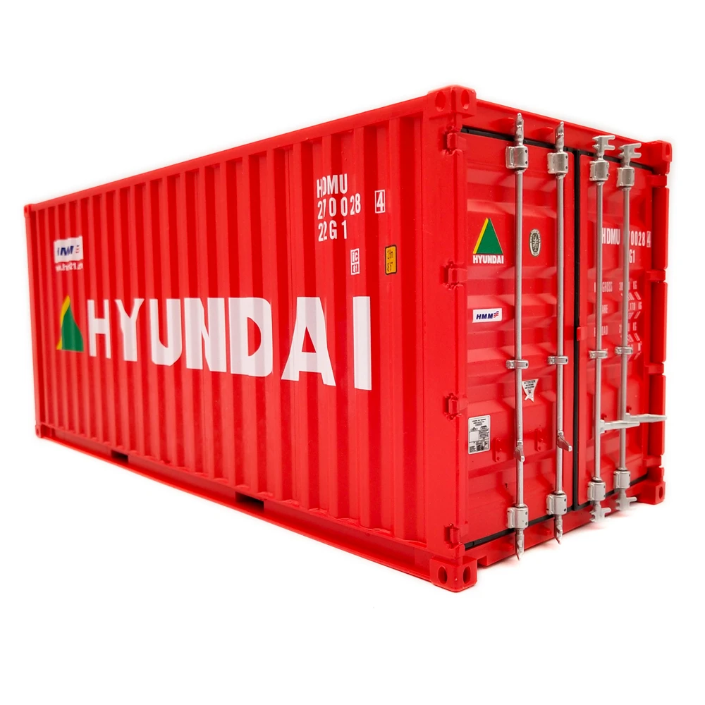 【A】30cm 1:20 Hyundai Merchant Marine 20GP shipping container scale model container scale model O.A.S ship model