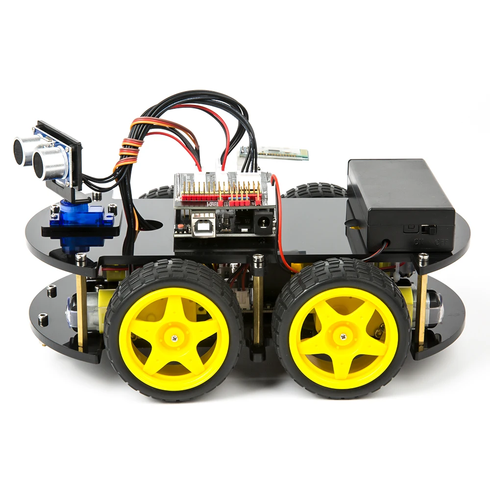 Smartbot Car Kit With Four-wheel Drives Intelligent And Educational Toy ...