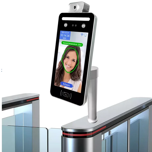 New Face Access Control Device with Temperature Measurement and QR Code Function