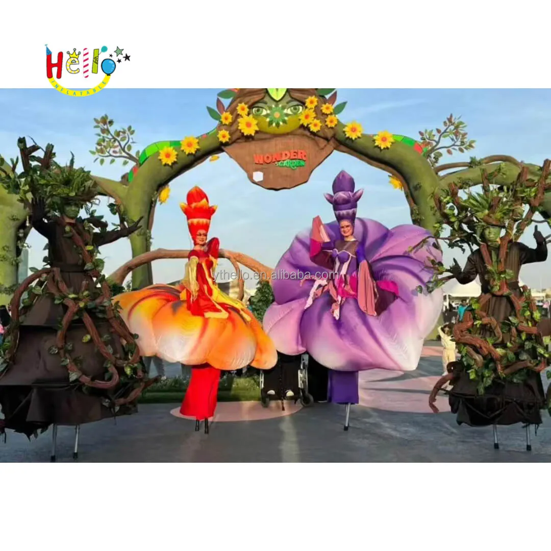 Performance Parade Flower Dress Inflatable Plant Costume