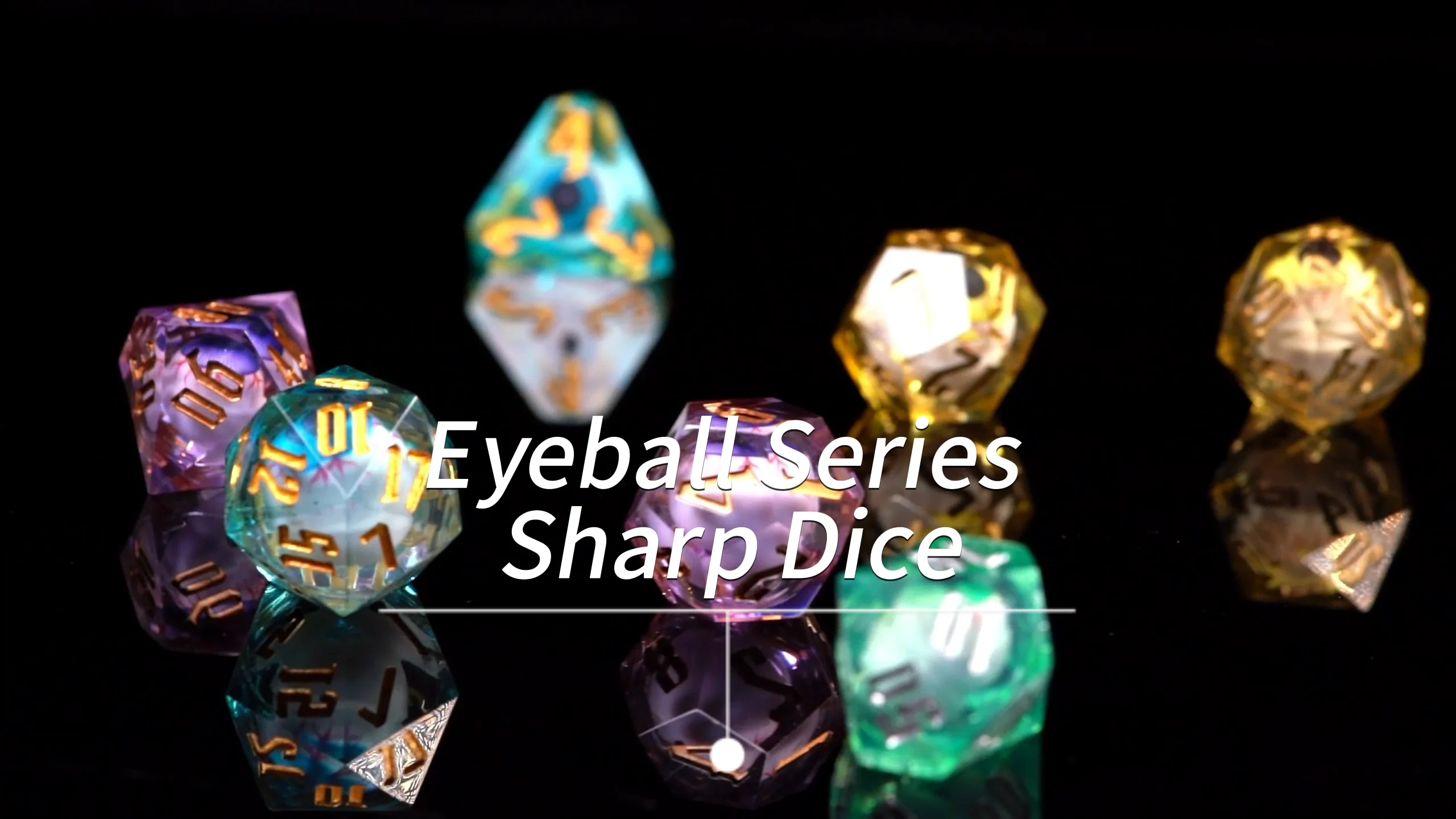 Udixi Polyhedral Custom Logo Rpg Dungeons And Dragons Acrylic D20 Dice