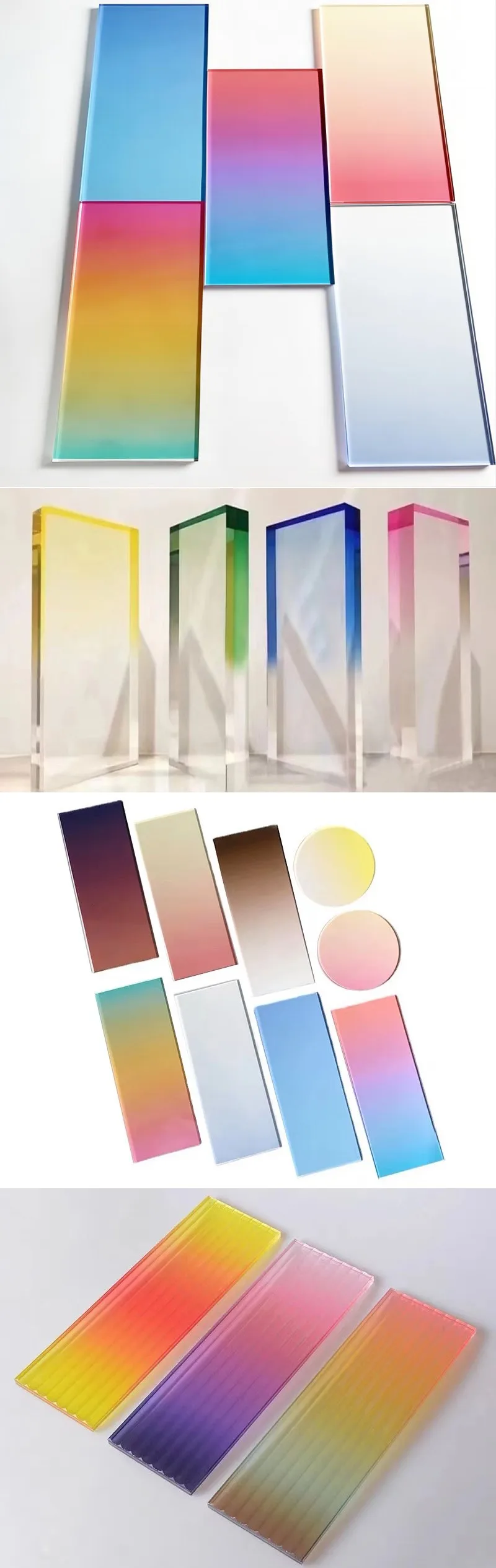 Customized Gradient Acrylic Sheet