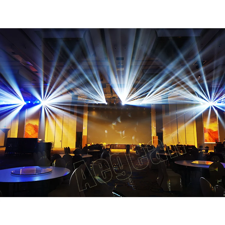 300w Super Beam RGBW LED Stage Light with 16-Facet Prism