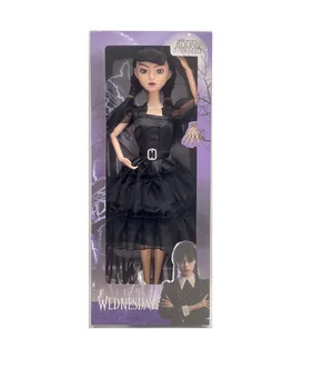 High quality Anime Movie Series Wednesday Addams PVC Action Figure Doll - 28CM - Ideal Children's Birthday Gift