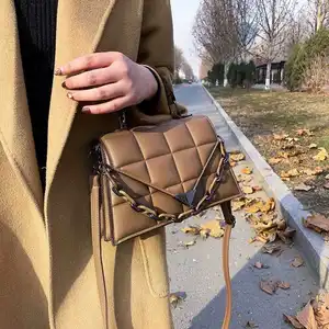 Kalanta High Quality Designer Large-Capacity PU Leather Shoulder Messenger Bag New Trendy Fashion Handbag for Ladies Classic