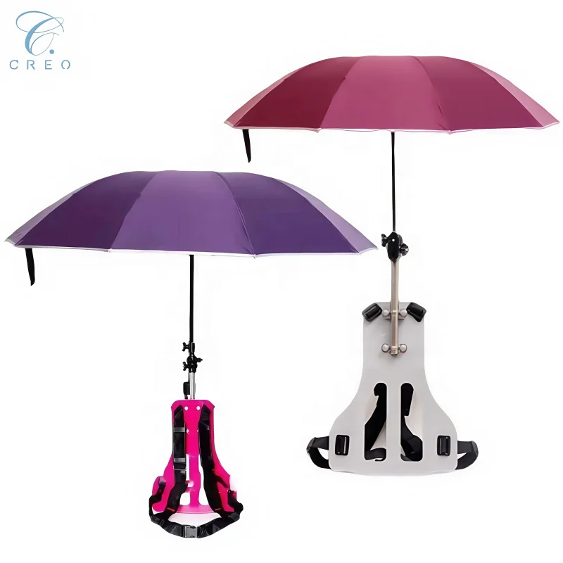 Hands-Free Tea Harvesting Umbrella Foldable Backpack Shoulder Mounted Sun/Rain Umbrellas for Tea Picking Farming & Fishing