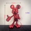 Pequeño-Rojo Plateado