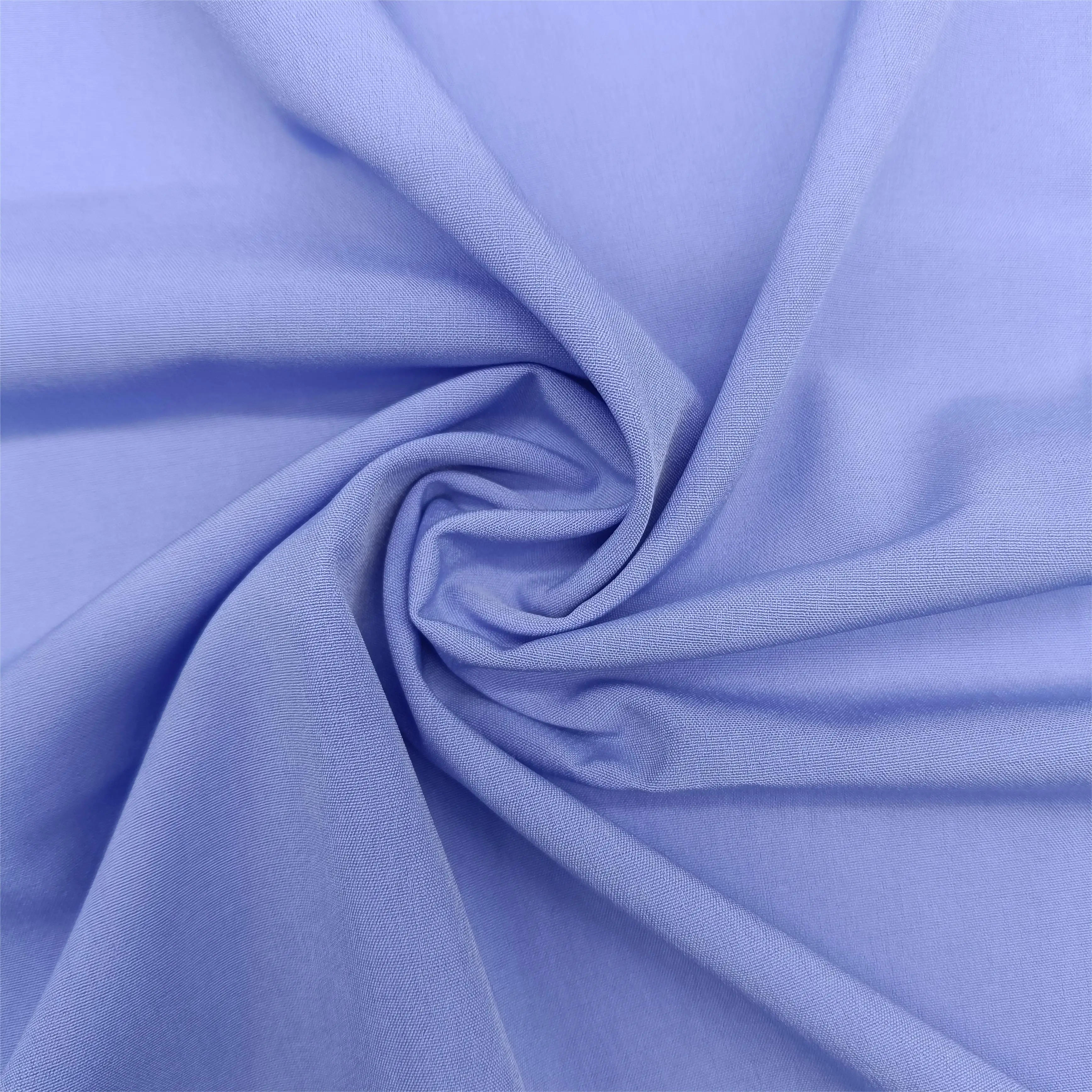 92polyester 8spandex Recycled Fabric Micro Elastic Plain Fabrics For