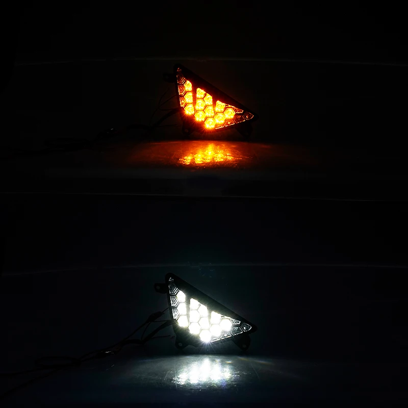Yongjin LED Front Turn signal Light for Kawasaki Ninja 300 400  650  1000