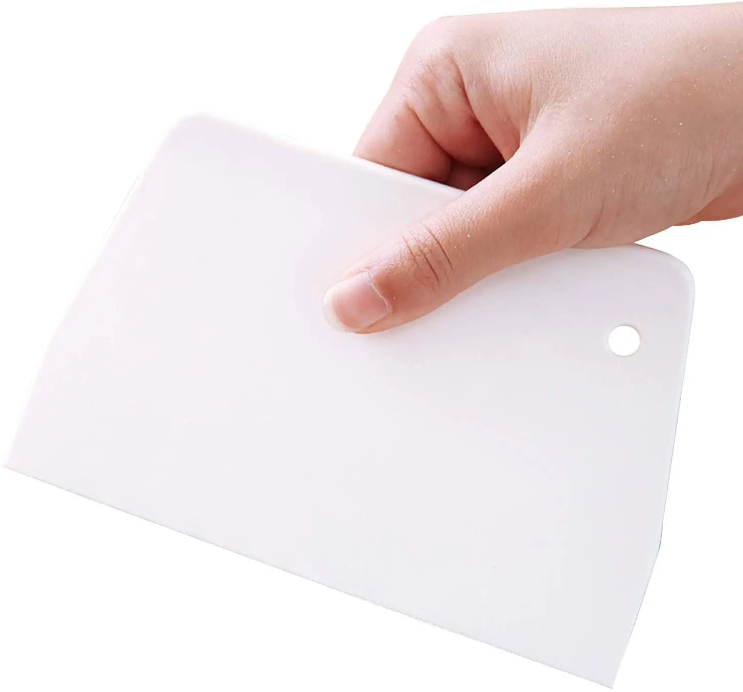 Trapezoidal Dough Scrapers Hard Plastic Cutters Multipurpose Food