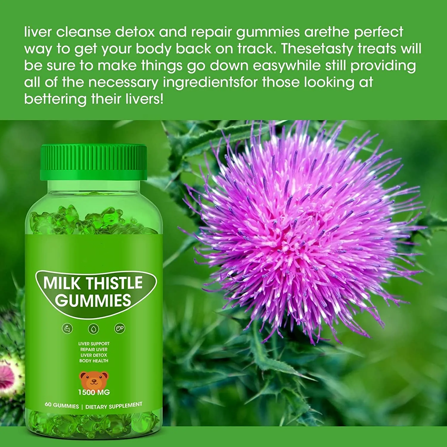 Sugarless Milk Thistle Extract Milk Thistle Soft Sugar Liver