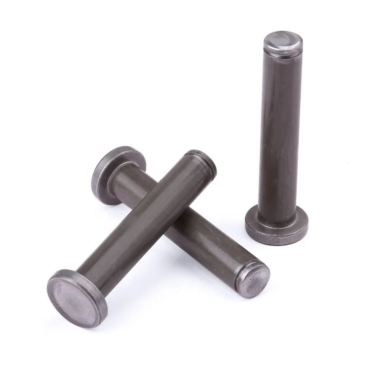 Customization fasteners Steel stainless steel SS304 SS316 A2-50 A2-70  flat solid rivet DIN 7338