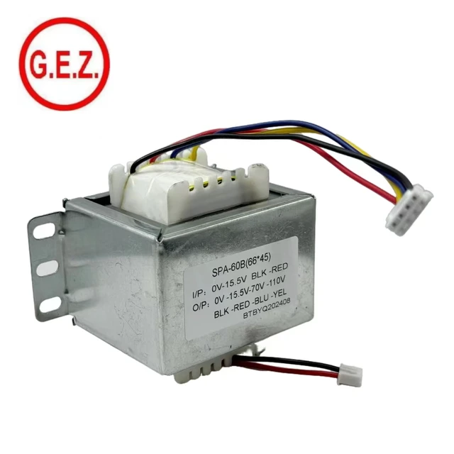 GEZ low frequency transformer EI type step down transformer EI57 EI66 transform 12v