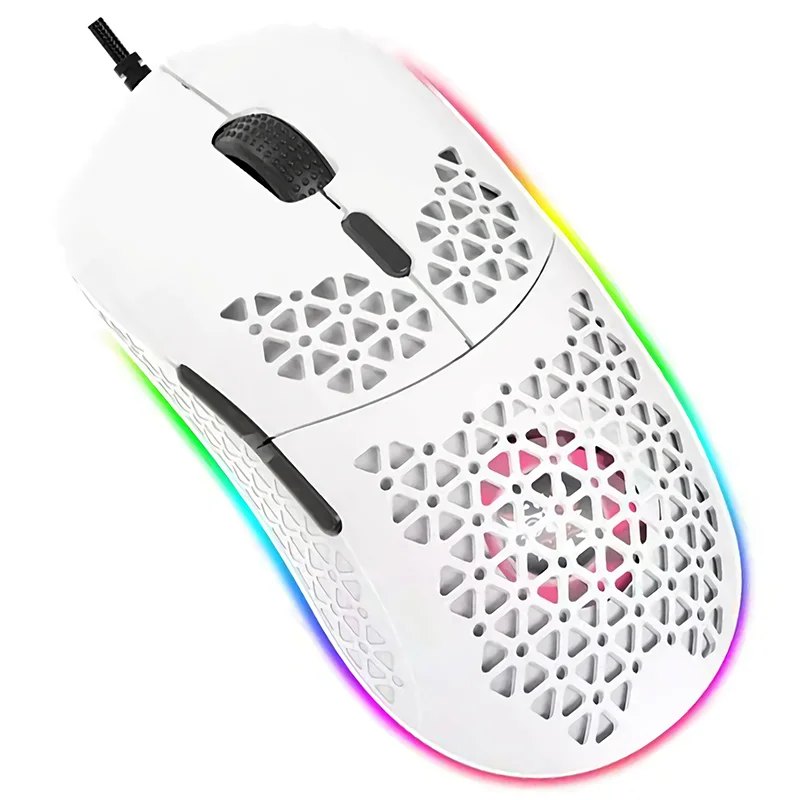 Amazon Hot Sale ONIKUMA CW911 RGB 7200 DPI Gamer Mice Computer Accessories Lightweight Computer Mouse with Built-in Fan