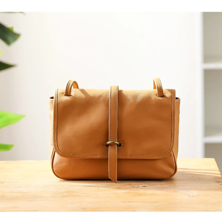 Vintage Fashion Leather Shoulder Bag Handbag Leather Premium Underarm Bag Saddle Messenger Bag