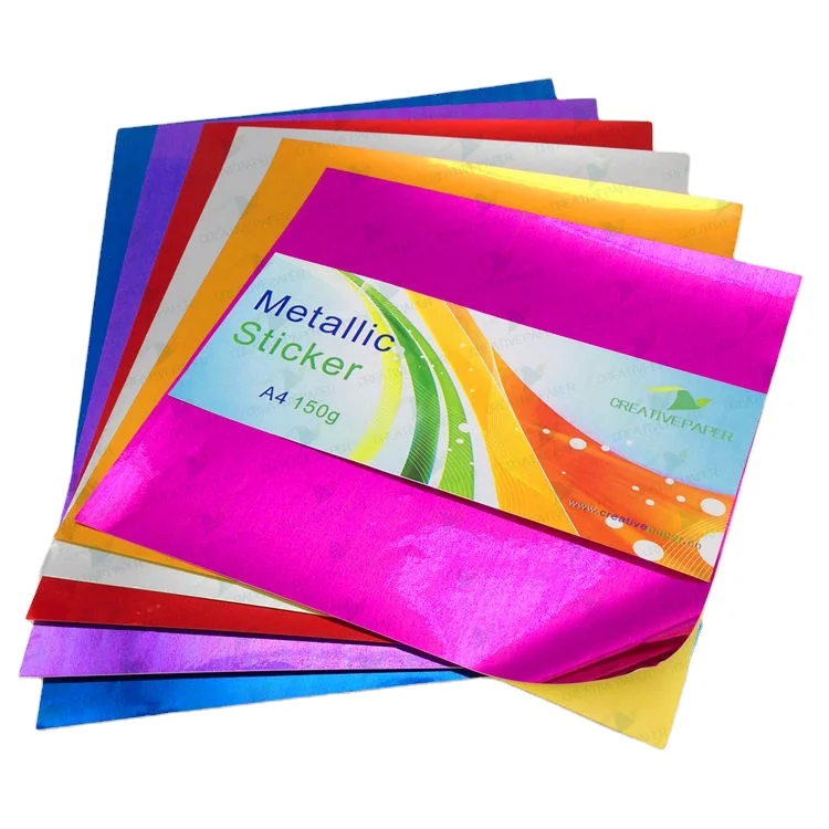 metallic sticker paper