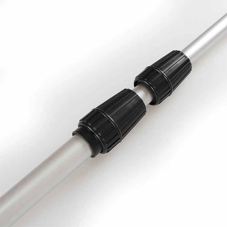 Aluminum 20 Foot Extension Pole with Out Twist Locking Clamps