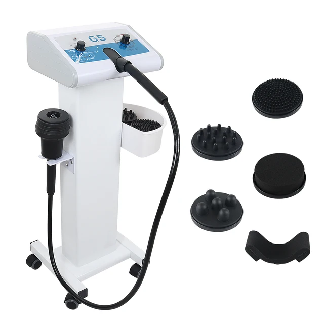 Stock in Spain High Frequency Body Cellulite Vibrating G5 Massage Machine Slimming Muscle Weight Loss with Trolley Stand