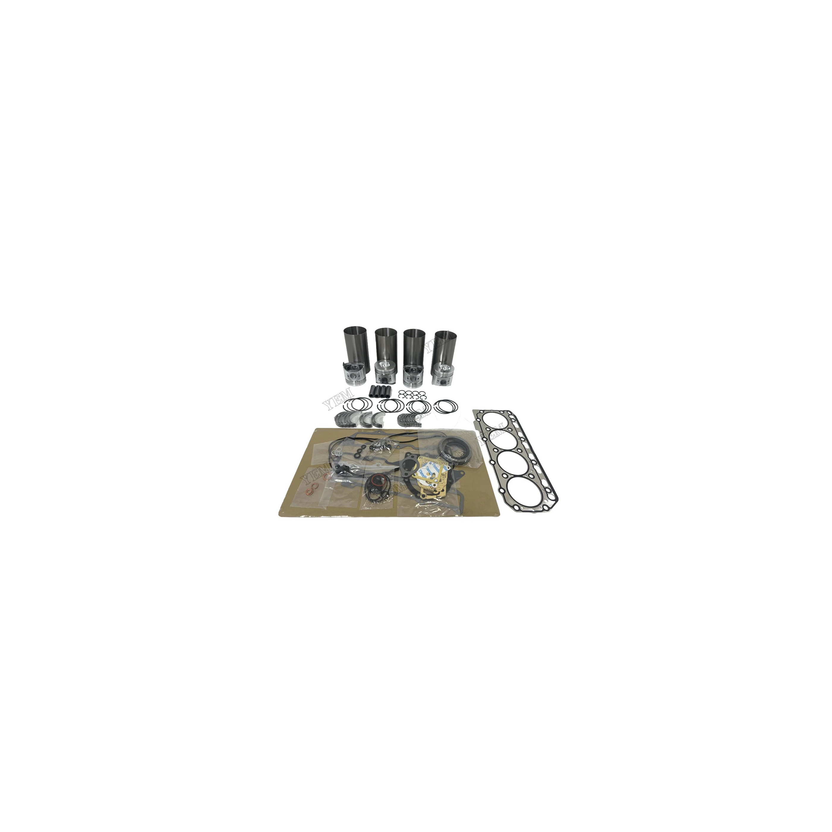 For Yanmar 4TNE86 Engine Overhaul Rebuild Kit Gasket Piston Set Genuine Engine Parts