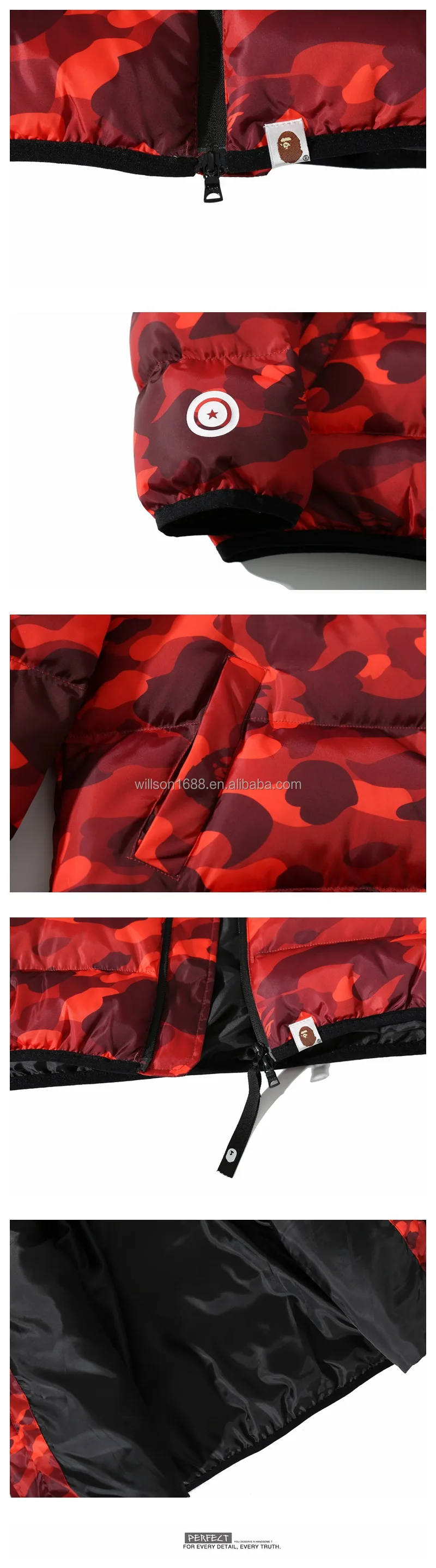 COLOR CAMO PADDED CHINESE JACKET –