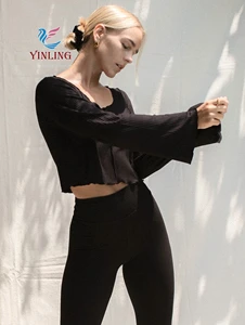 Custom Women Fitness Plain Pullover Sweatshirt Gym Coat Casual Sweater Hoodies Activewear Yoga Sports Women Tops Set