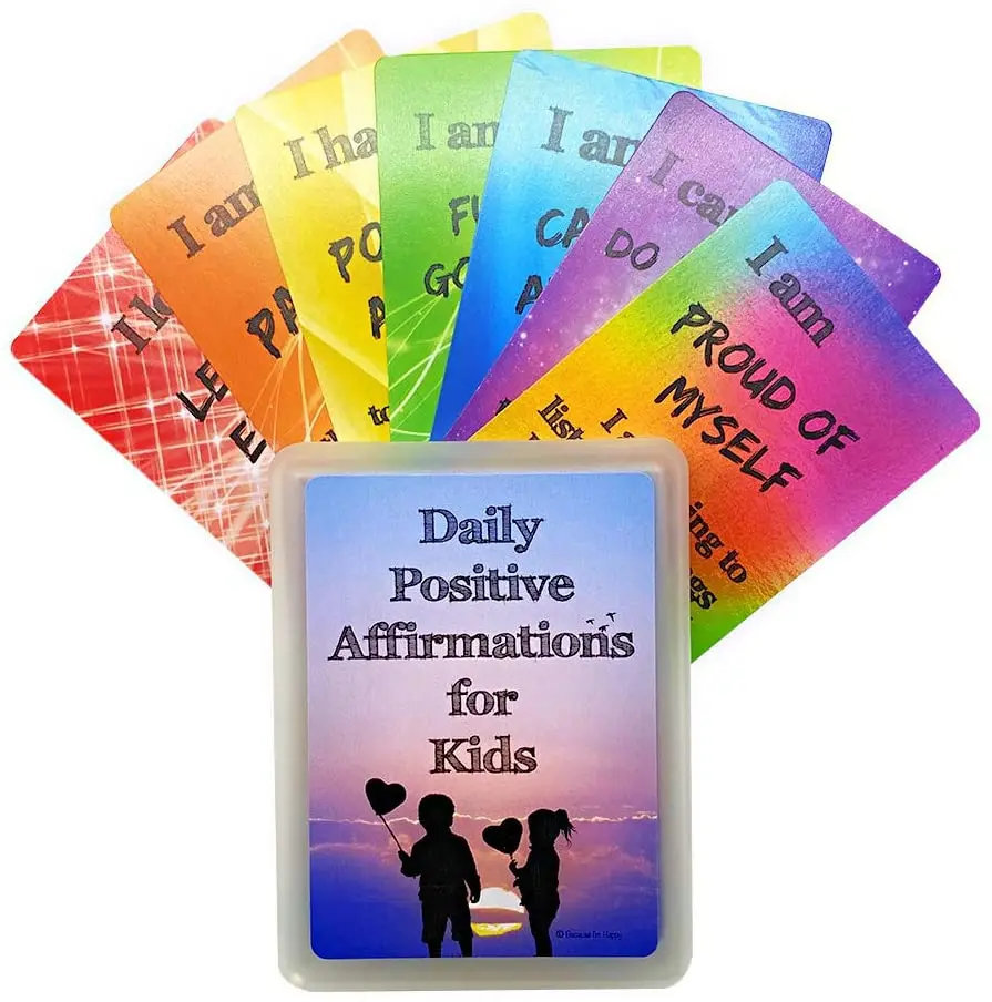 North Parade Kids Mindfulness Positive Me Flash Cards - 25 Affirmation Cards For Children Ages 7+, Build Confidence & Social Skills - View #4