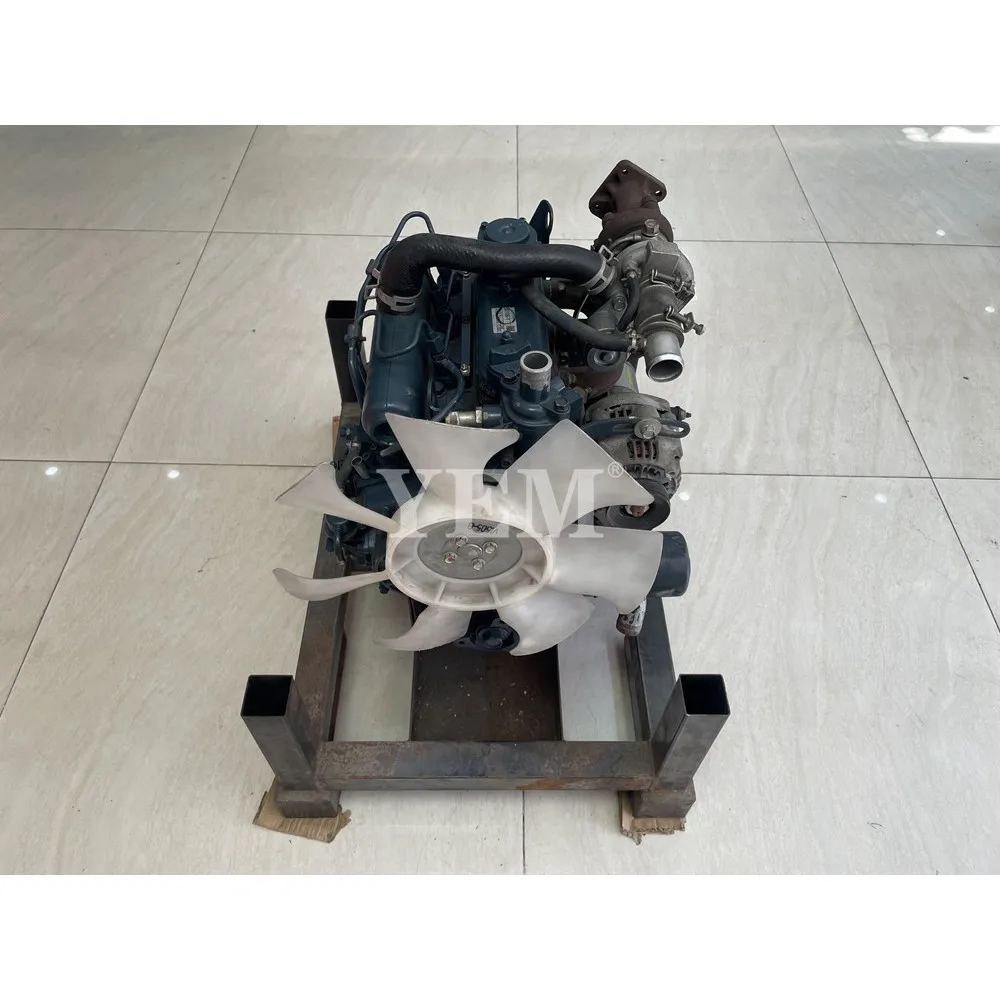 (90% New) D1105-T-ES03 Engine Assy 3000RPM 24.5KW for Kubota Loader 3