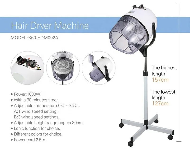 Professional Standing Hair Dryers Machine Salon Equipment Ionic