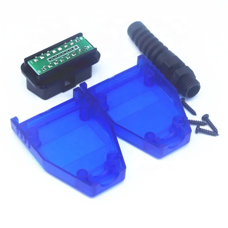 Car Diagnostic Tool OBD Male Plug 16Pin OBD2 Connector OBD 2 16 Pin OBD II Adaptor OBDII J1962 Connector