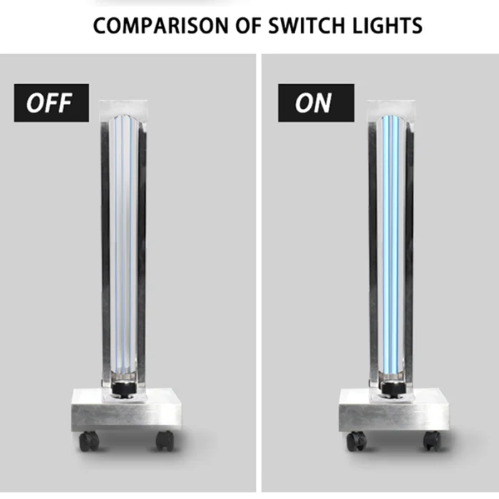 Больничная УФС стерилизационная лампа 150 Вт, подвижная УФ-стерилизация