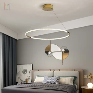MEIYUN Wholesale Indoor Circular Hanging Pendant Lights Modern Design Minimalist LED Chandeliers