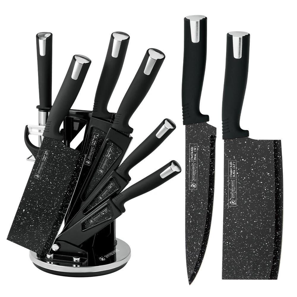 Kitchen King knife set professional BLACK Gradient 6 pieces knife