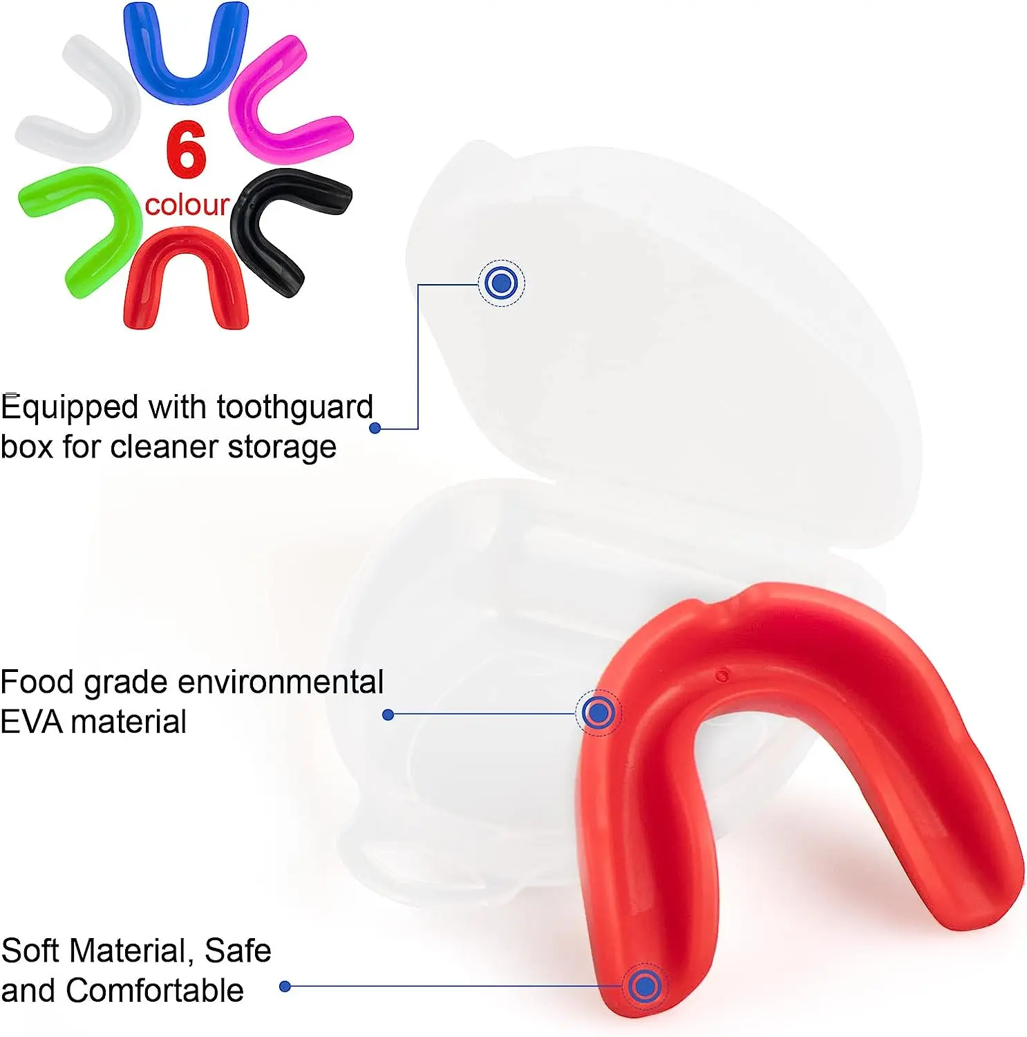 American Basketball Mouth Guard Silicone Teeth Protector Mouthguard
