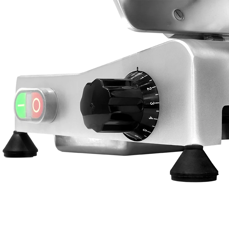 Linkrich Chinese 8 Inch Semi-automatic Electric Cheese Frozen Deli Meat Cutter Slicer Machine Hot Sale Wholesale for Restaurants